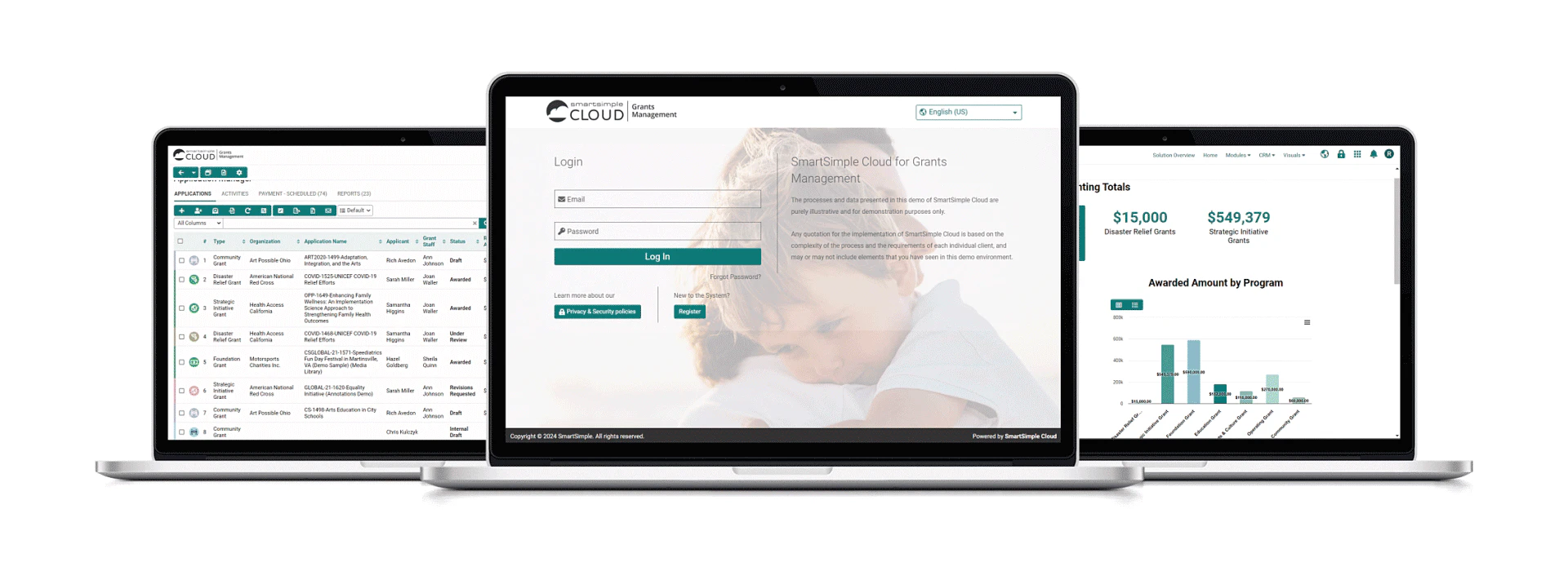 screenshot of SmartSimple Cloud